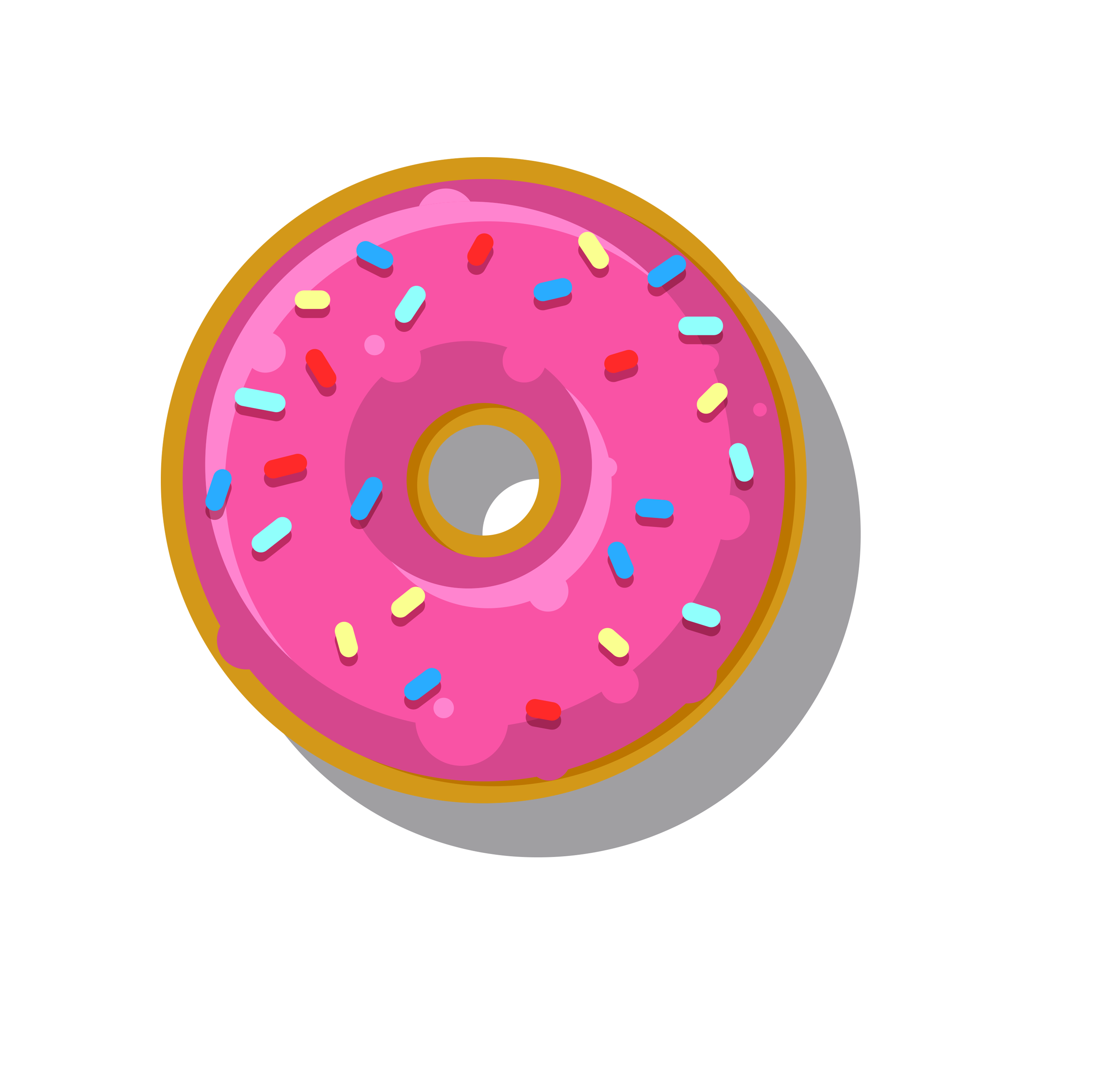 Springberry Sprinkles Donut